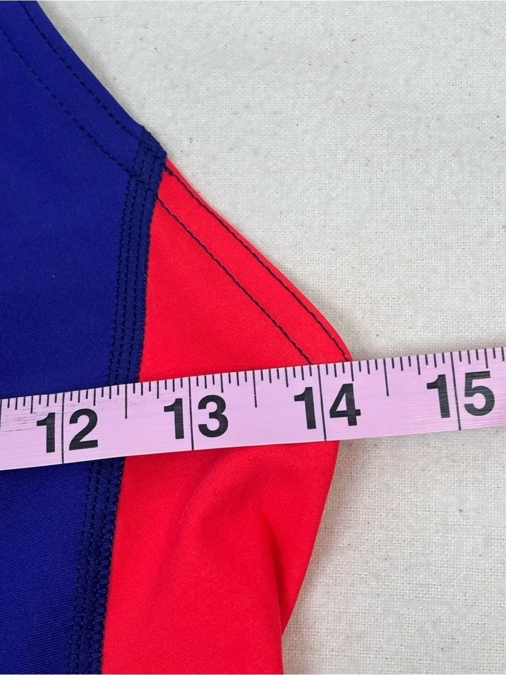 Adidas Women’s Size 34 Inspiration One Piece Swimsuit Purple & Neon Orange Used